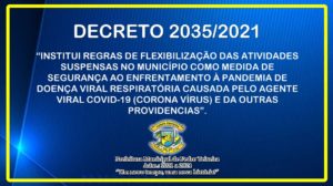 Leia mais sobre o artigo Decreto 2035 de 18 de Fevereiro de 2021