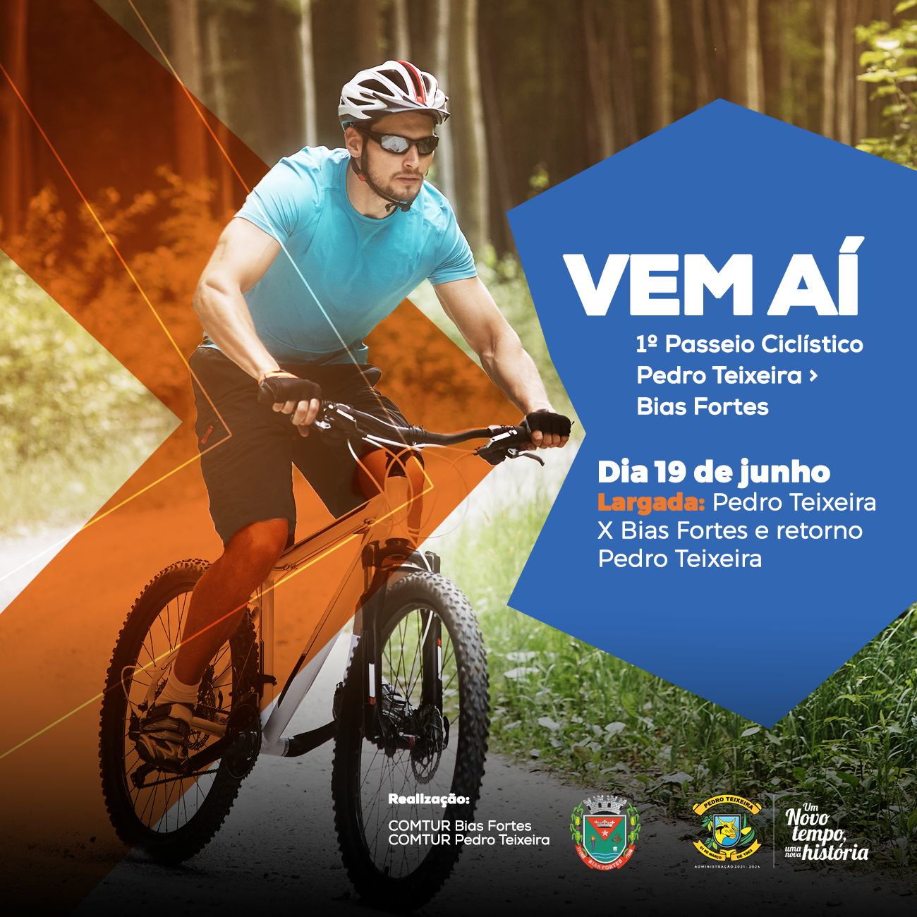 Você está visualizando atualmente 1º Passeio Ciclístico Pedro Teixeira/Bias Fortes – Inscrição gratuita aqui!