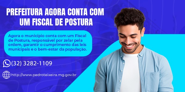 Leia mais sobre o artigo PEDRO TEIXEIRA AGORA CONTA COM FISCAL DE POSTURA PARA GARANTIR ORDEM E BEM-ESTAR DA POPULAÇÃO