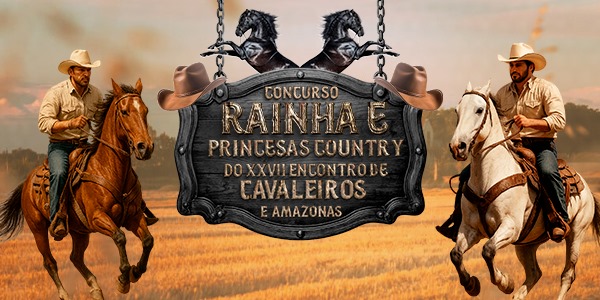 Você está visualizando atualmente ESTÃO ABERTAS AS INSCRIÇÕES PARA RAINHA E PRINCESAS COUNTRY DO XXVII ENCONTRO DE CAVALEIROS E AMAZONAS