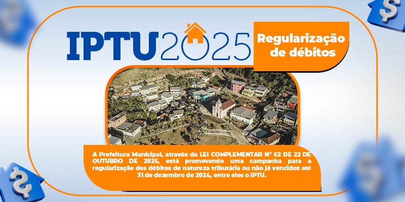 Você está visualizando atualmente PREFEITURA DE PEDRO TEIXEIRA LANÇA CAMPANHA DE REGULARIZAÇÃO DE DÉBITOS TRIBUTÁRIOS